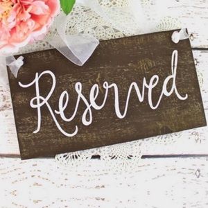 Reserved🌸✨